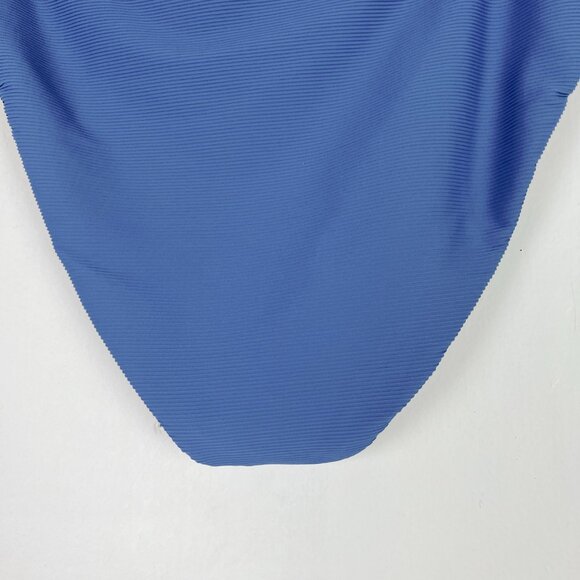 NWT J. Crew Ribbed High-Rise Cheeky Bikini Bottom Blue Size XXL NEW - Picture 11 of 11